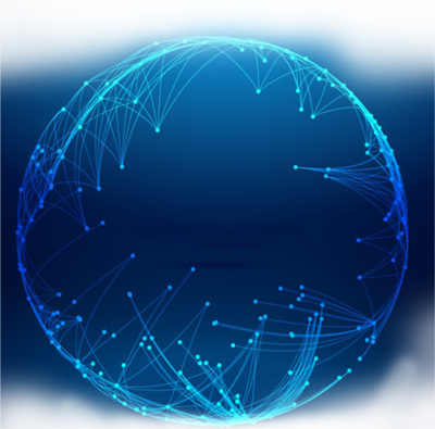 用圖海報(bào)科技藍(lán)色炫酷手機(jī)配圖